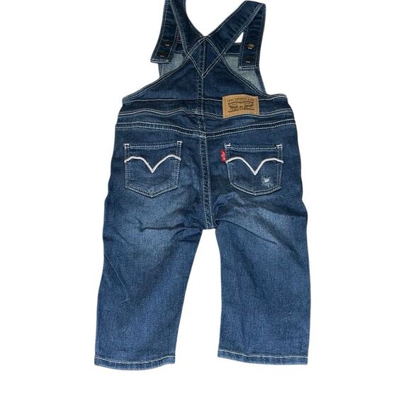 Infant Levi’s Denim Overalls Size 12 Months - Picture 2 of 5